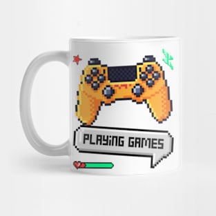 playing games T-Shirt Mug